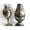 Image 3 : 2 Brass Vases 13' and 10" tall