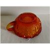 Image 5 : Vintage Amberina Red Bowl With Handle