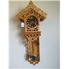 Image 1 : Vintage Nice Design Wooden Clock 29" Tall Working