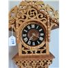 Image 4 : Vintage Nice Design Wooden Clock 29" Tall Working