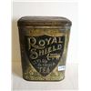 Image 1 : Vintage Royal Shield Tea tin 7x4.5x9