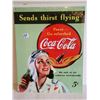 Image 1 : Coca-cola sign 12"x15"
