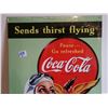 Image 3 : Coca-cola sign 12"x15"