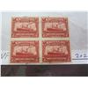 Image 1 : 202. Newfoundland Block of 4 SS Caribou Used no thins or tears