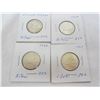 Image 1 : 252. 4 Canadian  Quarters Before  1967