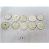 Image 2 : 255. 10 Silver Canadian Dimes Before 1967