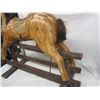 Image 3 : 266. Vintage Childs Wooden Glider Horse Ride 33 inches Long 33 inches High nice Petina Item