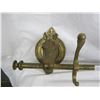 Image 4 : 281. Vintage Brass Horse Head Clothing Rack 39 inches Long