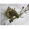 Image 5 : 281. Vintage Brass Horse Head Clothing Rack 39 inches Long