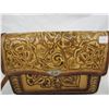 Image 2 : 286. Vintage Hand Tooled Leather Purse
