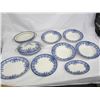 Image 1 : 288. Lot of 9 Pieces of Blue and White Antique China