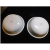 Image 2 : 307.  2- RED RIMMED CORELLE WHITE GLASS BOWLS