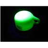 Image 7 : 331.  VASOLINE, URANIUM GLASS SOUVENIR CUP