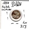 Image 1 : 353.  KEY DATE 1883 H FIVE CENT, SILVER VICTORIA