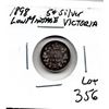 Image 1 : 356.  1898 FIVE CENT SILVER VICTORIA, LOW MINTAGE