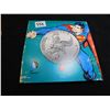 Image 1 : 393.  2015, SUPERMAN, TWENTY DOLLARS, QUARTER OUNCE SILVER, WITH CARD