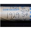 Image 3 : 399.  1929, FIVE CENT, GEORGE V, ROLL