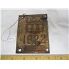 Image 1 : 402. Saskatchewan  1922 License Plate Tag