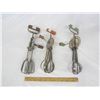 Image 1 : 428. 3 Vintage Kitchen Mixers  Egg Beaters in Good shape