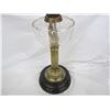 Image 3 : 492. 1880's Antique English Banquet Coal Oil Lamp 17 inches to top burner 10 inch chimney no damage