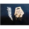 Image 2 : 509.  MONET CLIP EARINGS AND SILVER TONE BROACH WITH CLEAR STONES