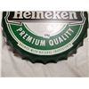 Image 2 : Metal Heineken tin sign 16"