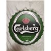 Image 1 : Metal carlsberg tin sign 16"