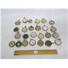 Image 1 : Lot of 25 Antique Pocket Watches for Parts or Repair