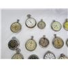 Image 2 : Lot of 25 Antique Pocket Watches for Parts or Repair