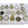 Image 5 : Lot of 25 Antique Pocket Watches for Parts or Repair