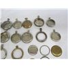 Image 3 : Large Lot of Antique Pocket Watch Cases and Lenses Etc.