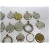 Image 8 : Large Lot of Antique Pocket Watch Cases and Lenses Etc.