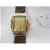 Image 2 : Rare 1935 Bulova Men's Art Deco 15 Jewel Wristwatch Gold Plated nice clean Watch Running