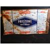 Image 1 : FLATTENED 1 QT PRESTONE BRAND ANTI-FREEZE TIN