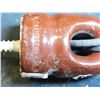 Image 3 : 2 SCREW IN PORCELAIN INSULATORS, BROWN