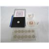 Image 2 : Canadian 125 Year Set 25 Cent 1992 and 2000 Stamp and Token Set