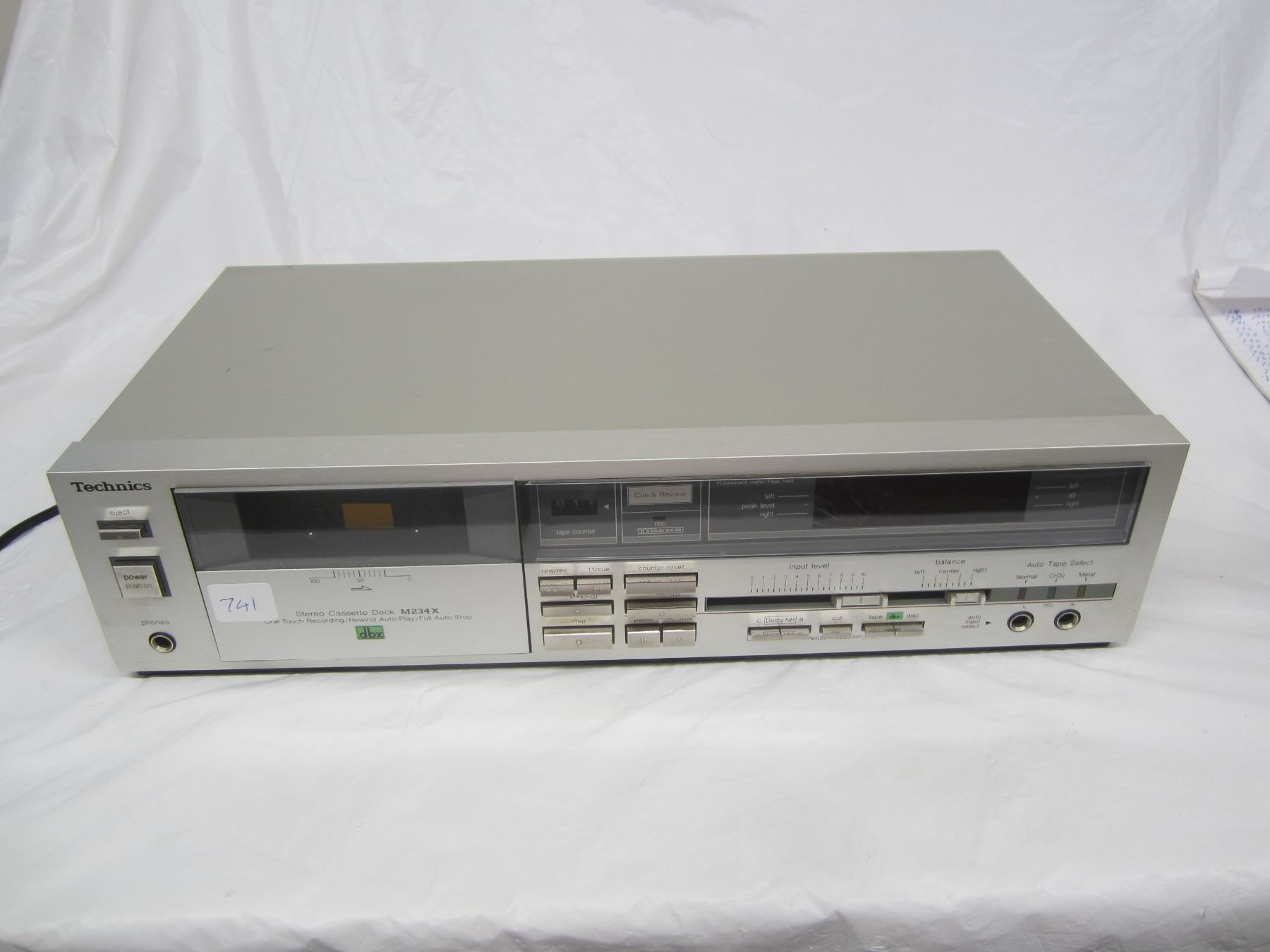 Vintage Technics Tape Deck Powers Up Works Schmalz Auctions