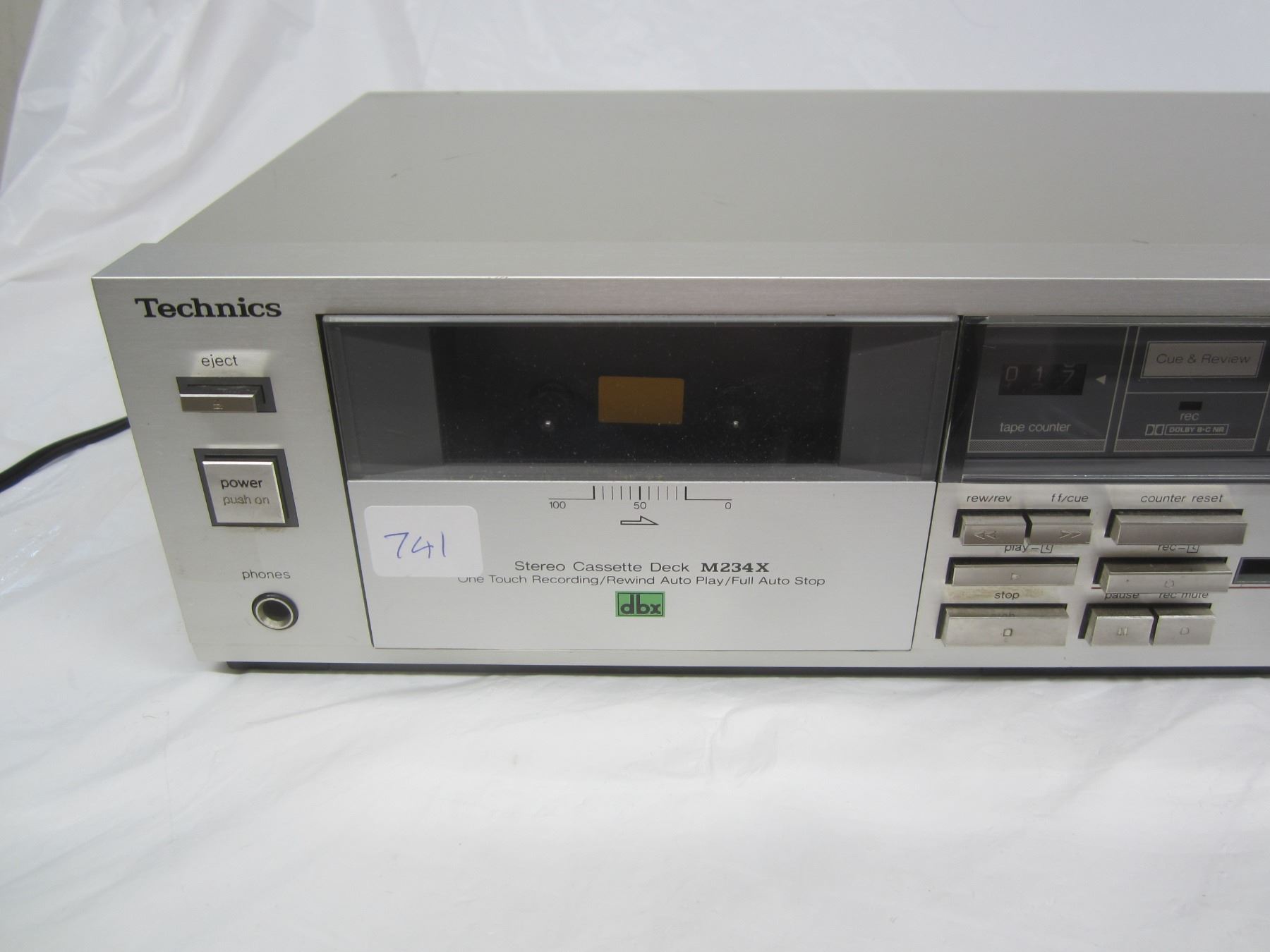 Vintage Technics Tape Deck Powers Up Works Schmalz Auctions