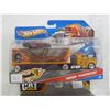 Image 2 : Lot of 2 Items Hot Wheels Truck and a Cat Mini Machine New in Packages