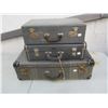 Image 1 : Lot of 3 Antique Suit Cases