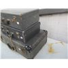 Image 3 : Lot of 3 Antique Suit Cases
