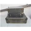 Image 4 : Lot of 3 Antique Suit Cases