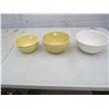 Image 1 : 3 Antique Stoneware Mixing Bowls