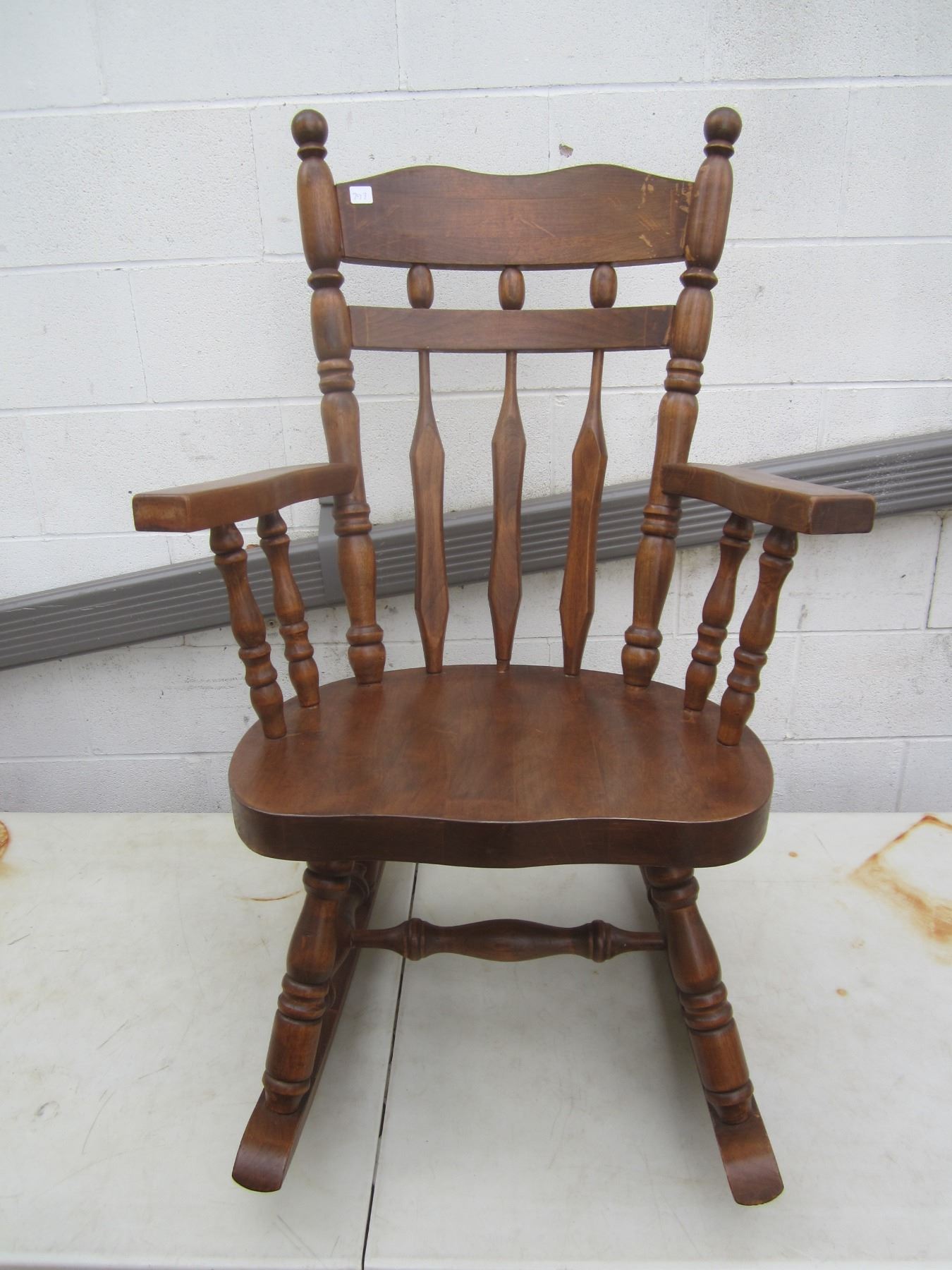 Vintage Wooden Rocker - Schmalz Auctions