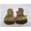 Image 1 : Antique Leather Gauntlet Gloves