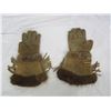 Image 2 : Antique Leather Gauntlet Gloves