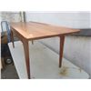 Image 4 : Teak Mid Century Modern made in Denmark Large Coffee Table Marked 57 inches long 21 inches wide 21 i