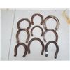 Image 1 : Lot of 9 Antique Horse Shoes