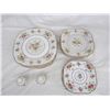 Image 1 : Royal Albert Petit Point China 6 Dinner Plates, 7 Salad Plates, 12 Bread and Butters and Salt and Pe