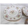 Image 2 : Royal Albert Petit Point China 6 Dinner Plates, 7 Salad Plates, 12 Bread and Butters and Salt and Pe